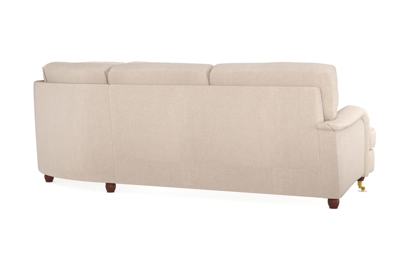 Howard Lyx 6-seters Høyrevendt L-formet Hjørnesofa i Stoff - Beige - Møbler - Sofaer - Howard-sofaer