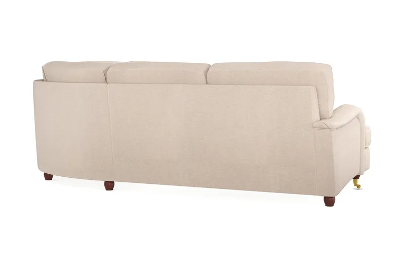 Howard Lyx 6-seters Høyrevendt L-formet Hjørnesofa i Stoff - Beige - Møbler - Sofaer - Howard-sofaer