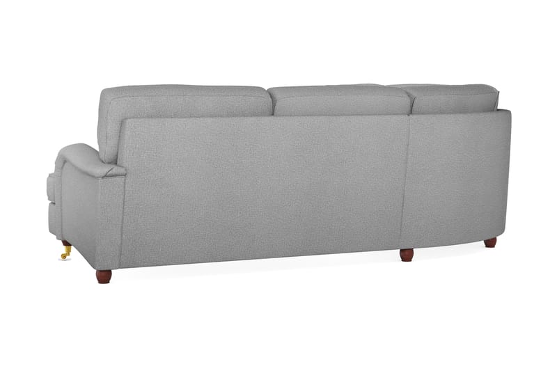 Howard Lyx 6-seters Høyrevendt L-formet Hjørnesofa i Stoff - Lys grå - Møbler - Sofaer - Howard-sofaer