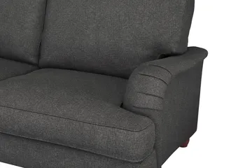 Howard Lyx 6-seters Høyrevendt L-formet Hjørnesofa i Stoff - Mørk grå - Møbler - Sofaer - Howard-sofaer