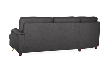 Howard Lyx 6-seters Høyrevendt L-formet Hjørnesofa i Stoff - Mørk grå - Møbler - Sofaer - Howard-sofaer