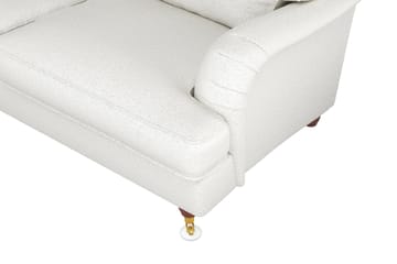 Howard Lyx 6-seters Venstrevendt L-formet Hjørnesofa i Bouclé - Hvit - Møbler - Sofaer - Howard-sofaer
