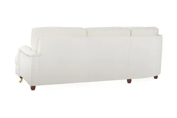 Howard Lyx 6-seters Venstrevendt L-formet Hjørnesofa i Bouclé - Hvit - Møbler - Sofaer - Howard-sofaer