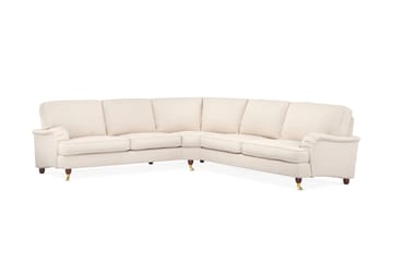 Howard Lyx 6-seters Venstrevendt L-formet Hjørnesofa i Manchester - Beige - Møbler - Sofaer - Howard-sofaer