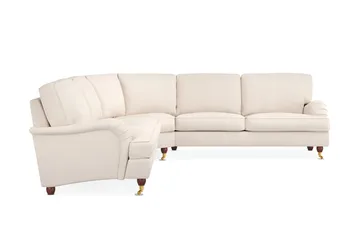 Howard Lyx 6-seters Venstrevendt L-formet Hjørnesofa i Manchester - Beige - Møbler - Sofaer - Howard-sofaer