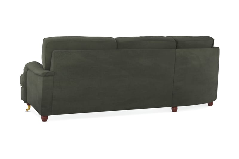 Howard Lyx 6-seters Venstrevendt L-formet Hjørnesofa i Manchester - Mørk grønn - Møbler - Sofaer - Howard-sofaer