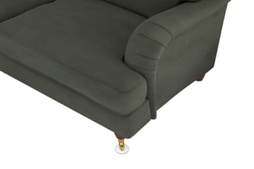 Howard Lyx 6-seters Venstrevendt L-formet Hjørnesofa i Manchester - Mørk grønn - Møbler - Sofaer - Howard-sofaer