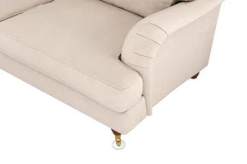 Howard Lyx 6-seters Venstrevendt L-formet Hjørnesofa i Stoff - Beige - Møbler - Sofaer - Howard-sofaer