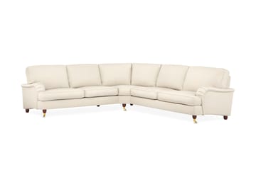 Howard Lyx 6-seters Venstrevendt L-formet Hjørnesofa i Stoff - Beige - Møbler - Sofaer - Howard-sofaer