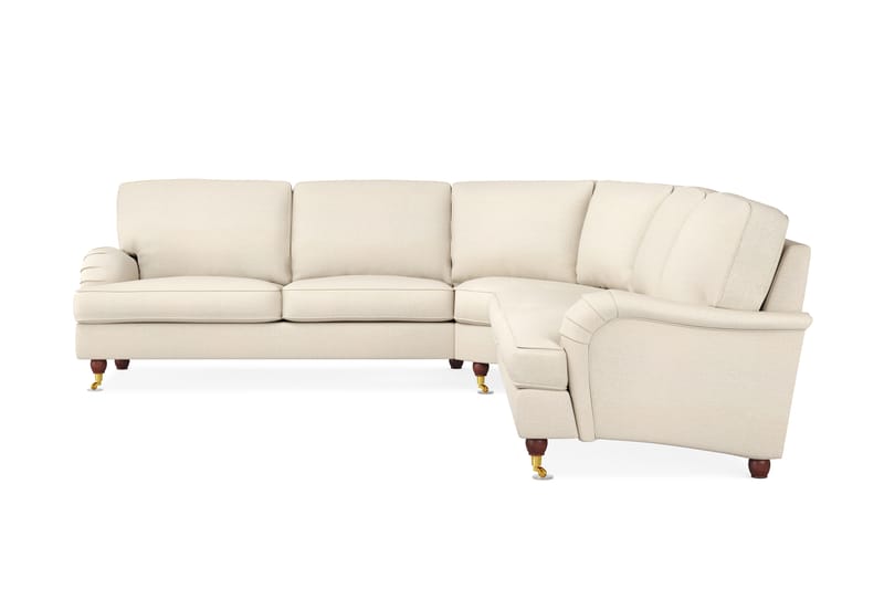 Howard Lyx 6-seters Venstrevendt L-formet Hjørnesofa i Stoff - Beige - Møbler - Sofaer - Howard-sofaer