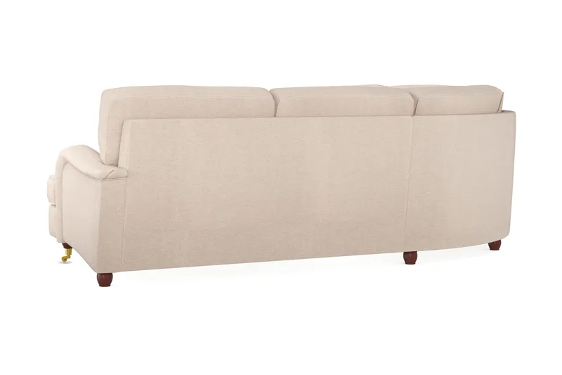 Howard Lyx 6-seters Venstrevendt L-formet Hjørnesofa i Stoff - Beige - Møbler - Sofaer - Howard-sofaer