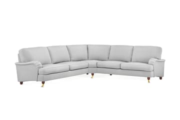 Howard Lyx 6-seters Venstrevendt L-formet Hjørnesofa i Stoff - Lys grå - Møbler - Sofaer - Howard-sofaer