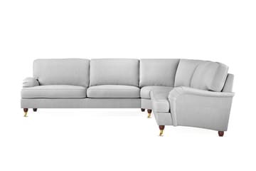 Howard Lyx 6-seters Venstrevendt L-formet Hjørnesofa i Stoff - Lys grå - Møbler - Sofaer - Howard-sofaer