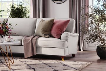 Howard Lyx 6-seters Venstrevendt L-formet Hjørnesofa i Stoff - Lys grå - Møbler - Sofaer - Howard-sofaer