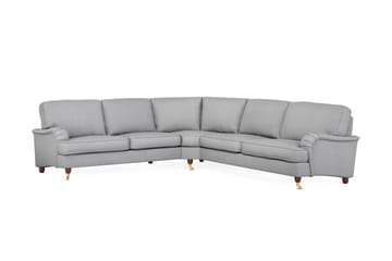 Howard Lyx 6-seters Venstrevendt L-formet Hjørnesofa i Stoff - Lys grå - Møbler - Sofaer - Howard-sofaer