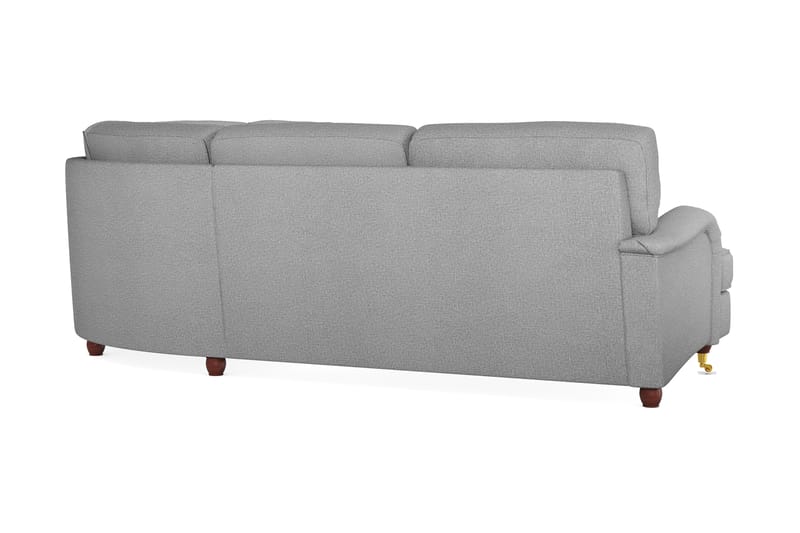Howard Lyx 6-seters Venstrevendt L-formet Hjørnesofa i Stoff - Lys grå - Møbler - Sofaer - Howard-sofaer