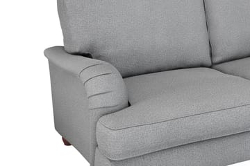 Howard Lyx 6-seters Venstrevendt L-formet Hjørnesofa i Stoff - Lys grå - Møbler - Sofaer - Howard-sofaer