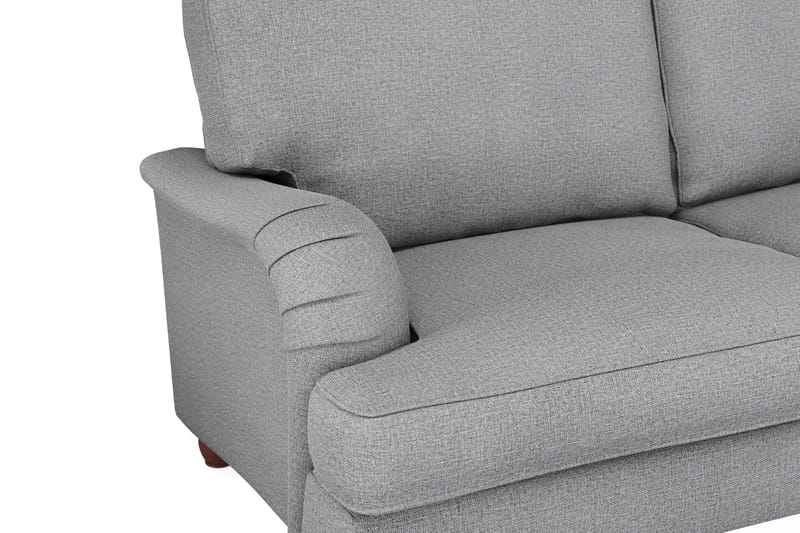 Howard Lyx 6-seters Venstrevendt L-formet Hjørnesofa i Stoff - Lys grå - Møbler - Sofaer - Howard-sofaer