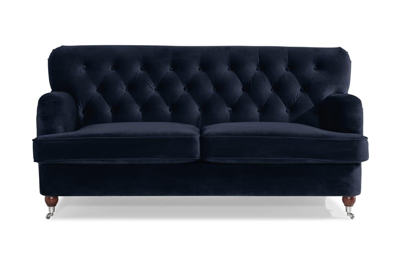 Howard Riviera 2-seters Fløyelssofa, Blå