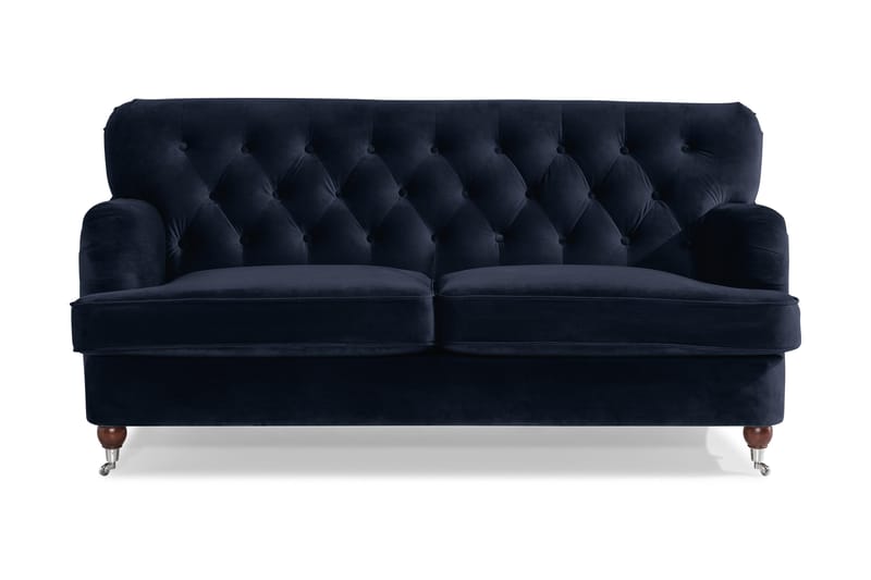 Howard Riviera 2-seters Fløyelssofa - Blå - Møbler - Sofaer - Howard-sofaer