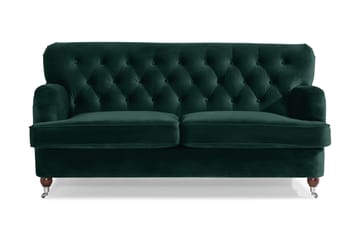 Howard Riviera 2-seters Fløyelssofa - Grønn - Møbler - Sofaer - Howard-sofaer