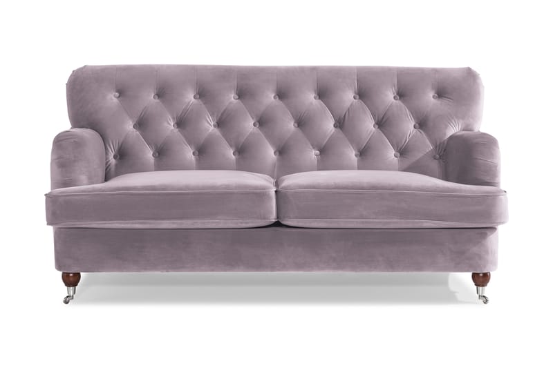 Howard Riviera 2-seters Fløyelssofa - Lilla - Møbler - Sofaer - Howard-sofaer