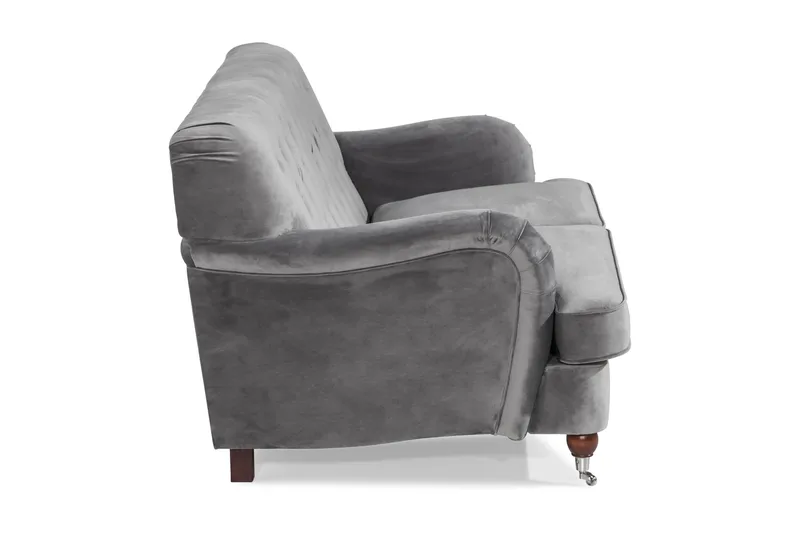 Howard Riviera 2-seters Fløyelssofa - Lys grå - Møbler - Sofaer - Howard-sofaer
