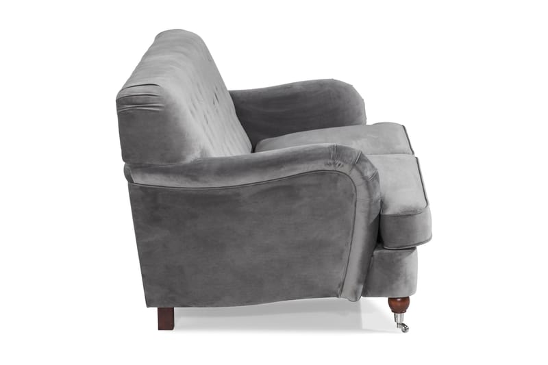 Howard Riviera 2-seters Fløyelssofa - Lys grå - Møbler - Sofaer - Howard-sofaer