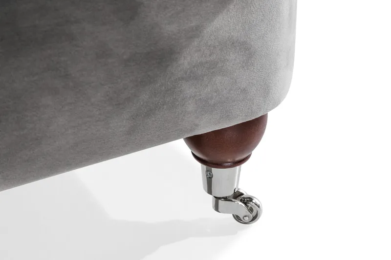 Howard Riviera 2-seters Fløyelssofa - Lys grå - Møbler - Sofaer - Howard-sofaer