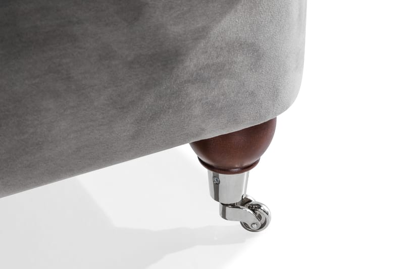 Howard Riviera 2-seters Fløyelssofa - Lys grå - Møbler - Sofaer - Howard-sofaer