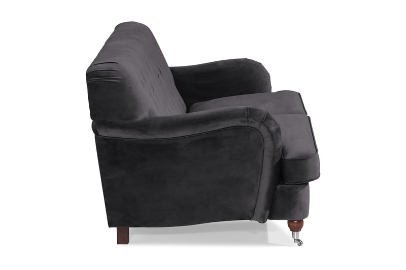 Howard Riviera 2-seters Fløyelssofa - Mørk grå - Møbler - Sofaer - Howard-sofaer
