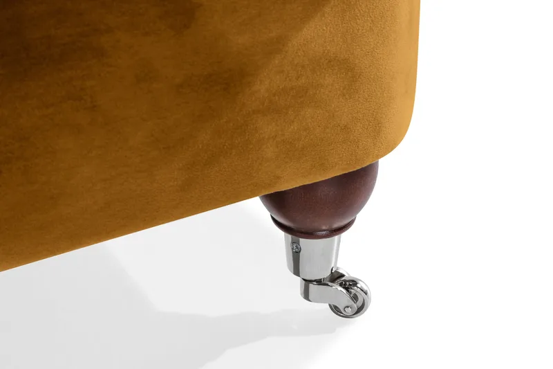 Howard Riviera 2-seters Fløyelssofa - Mørk gul - Møbler - Sofaer - Howard-sofaer