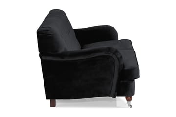 Howard Riviera 2-seters Fløyelssofa - Svart - Møbler - Sofaer - Howard-sofaer