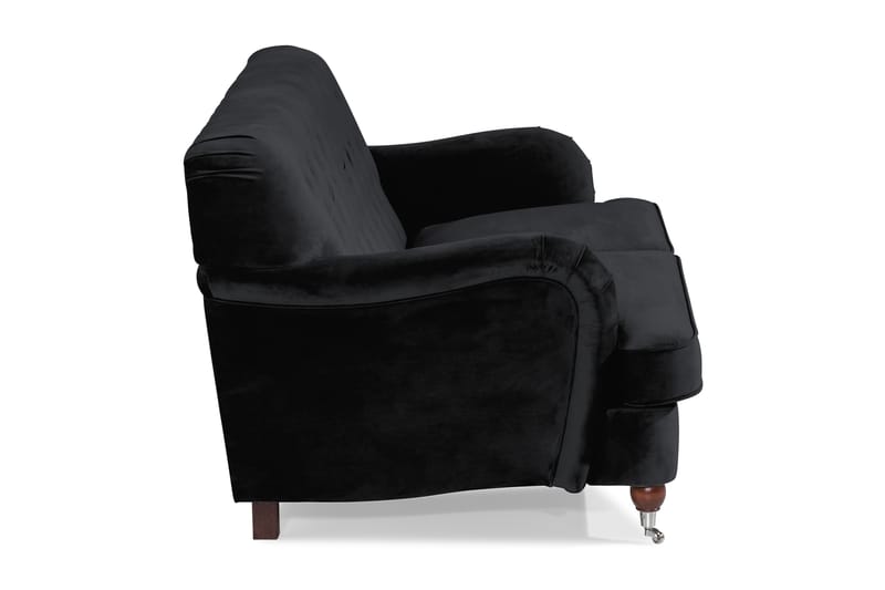 Howard Riviera 2-seters Fløyelssofa - Svart - Møbler - Sofaer - Howard-sofaer