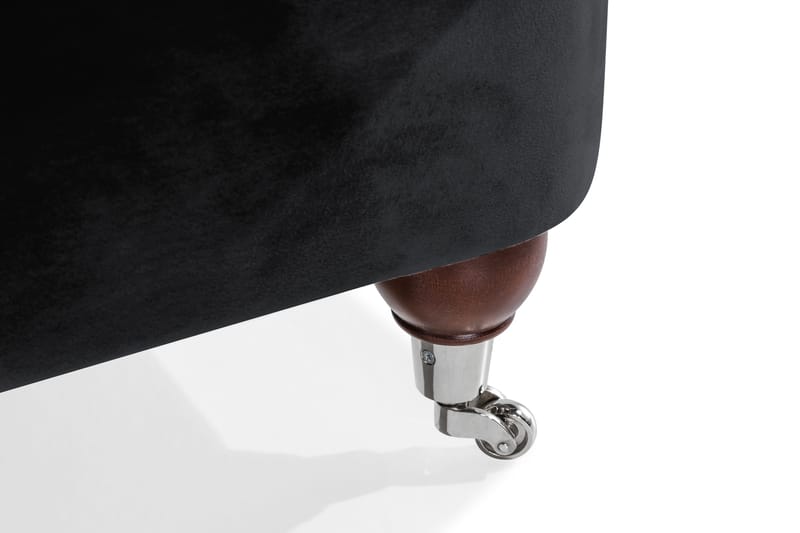 Howard Riviera 2-seters Fløyelssofa - Svart - Møbler - Sofaer - Howard-sofaer