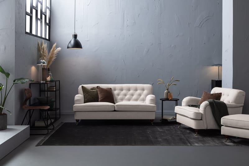 Howard Riviera 2-seters Stoffsofa - Lys grå - Møbler - Sofaer - Howard-sofaer