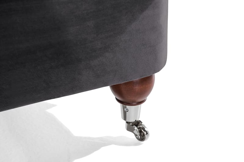 Howard Riviera 3-seters Fløyelssofa - Mørk grå - Møbler - Sofaer - Howard-sofaer