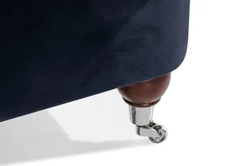 Howard Riviera 3-seters Svingt Fløyelssofa - Blå - Møbler - Sofaer - Howard-sofaer