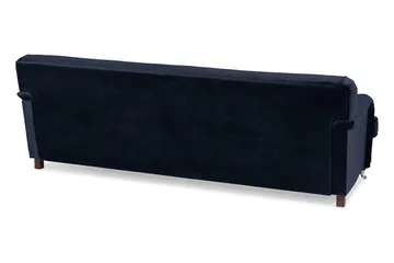 Howard Riviera 3-seters Svingt Fløyelssofa - Blå - Møbler - Sofaer - Howard-sofaer