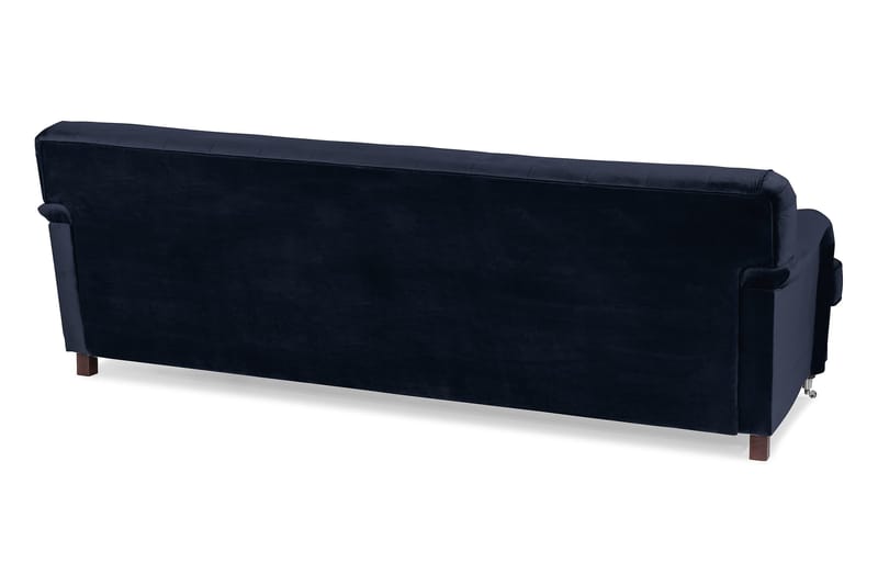 Howard Riviera 3-seters Svingt Fløyelssofa - Blå - Møbler - Sofaer - Howard-sofaer