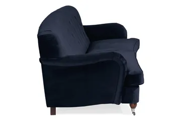 Howard Riviera 3-seters Svingt Fløyelssofa - Blå - Møbler - Sofaer - Howard-sofaer