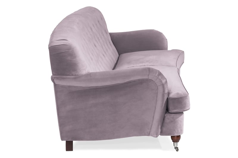 Howard Riviera 3-seters Svingt Fløyelssofa - Lilla - Møbler - Sofaer - Howard-sofaer
