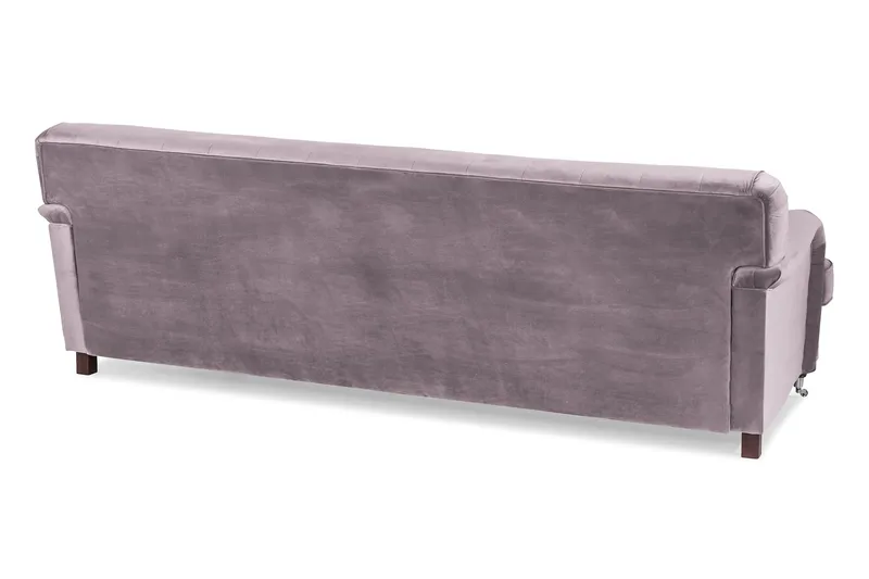 Howard Riviera 3-seters Svingt Fløyelssofa - Lilla - Møbler - Sofaer - Howard-sofaer