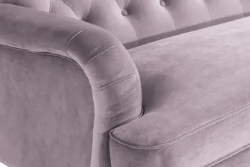 Howard Riviera 3-seters Svingt Fløyelssofa - Lilla - Møbler - Sofaer - Howard-sofaer