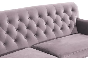 Howard Riviera 3-seters Svingt Fløyelssofa - Lilla - Møbler - Sofaer - Howard-sofaer