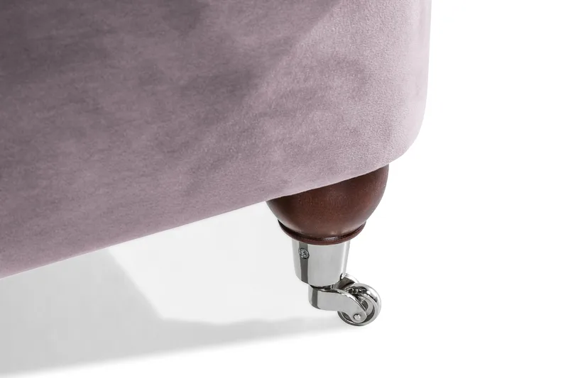 Howard Riviera 3-seters Svingt Fløyelssofa - Lilla - Møbler - Sofaer - Howard-sofaer