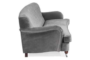 Howard Riviera 3-seters Svingt Fløyelssofa - Lys grå - Møbler - Sofaer - Howard-sofaer