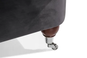 Howard Riviera 3-seters Svingt Fløyelssofa - Mørk grå - Møbler - Sofaer - Howard-sofaer