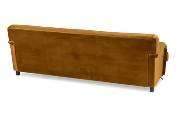 Howard Riviera 3-seters Svingt Fløyelssofa - Mørk gul - Møbler - Sofaer - Howard-sofaer