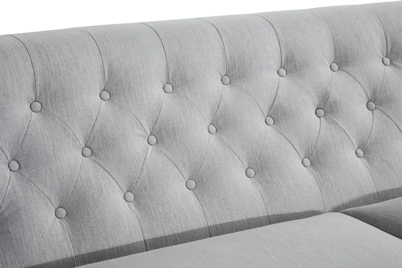 Howard Riviera 3-seters Svingt Stoffsofa - Grå - Møbler - Sofaer - Howard-sofaer